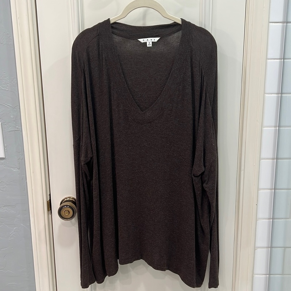 CAbi Oversized Long Sleeve Top